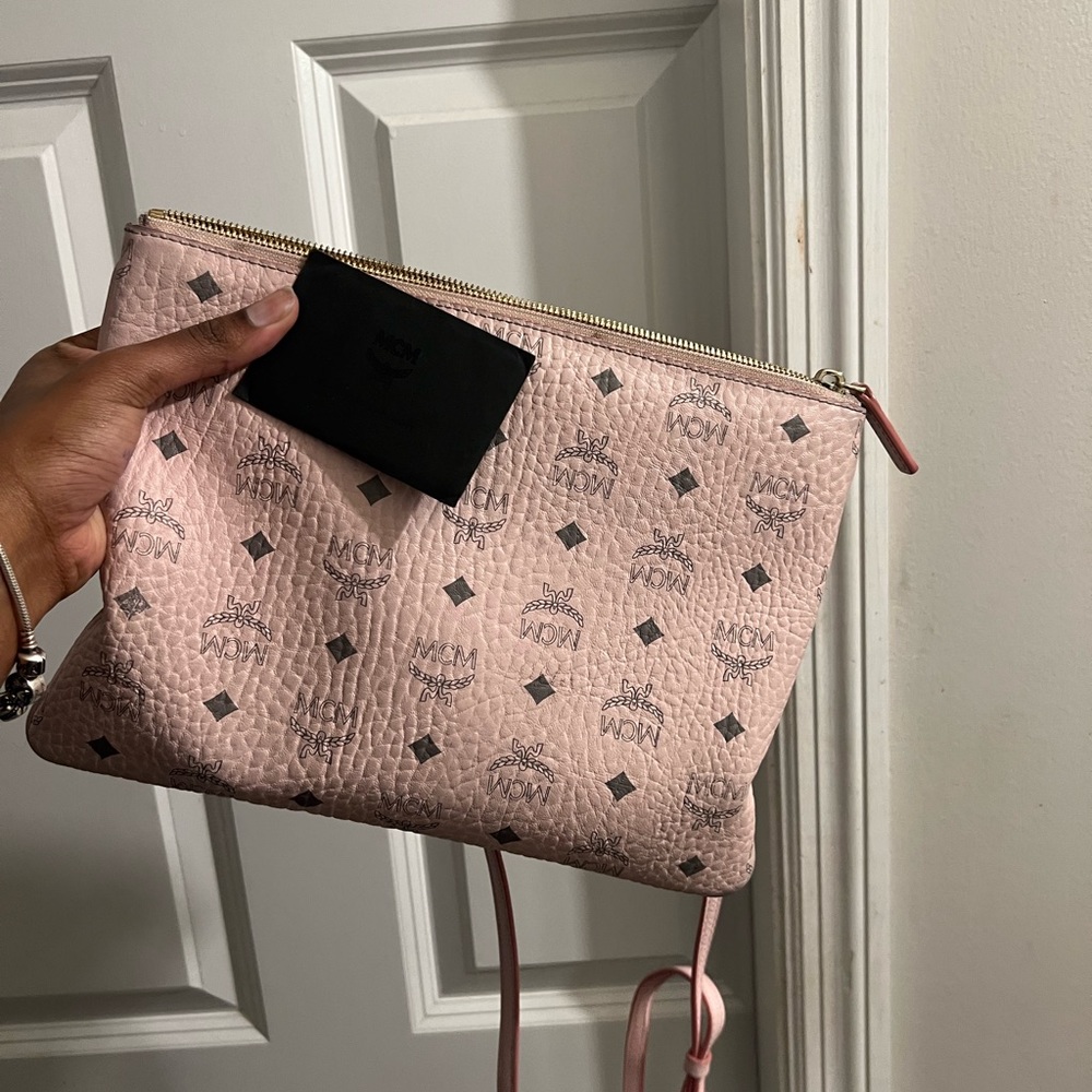 Pink MCM bag